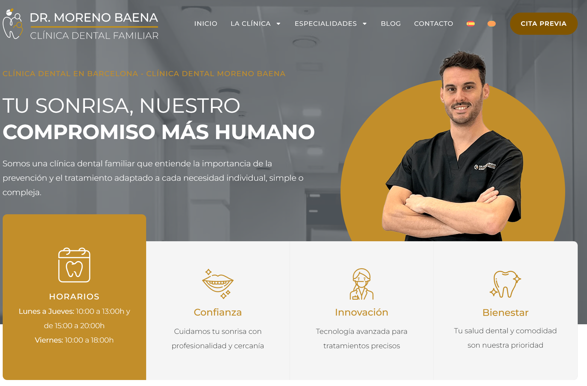 Logo de Clínica Dental Moreno Baena